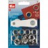 Set ocheti cu dispozitiv de atasare, culoare argintiu - 11 mm - Prym 541370